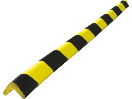 Protection d'angle mousse noir et jaune VISO - 18166