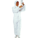 COMBINAISON DE PROTECTION JETABLE SMS AVEC CAPUCHE TYPE 5/6 60G/M² BLANCHE XL - Neutre - 18256