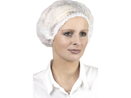 Boite de 100 charlottes rondes blanches diam 53cm - 18266