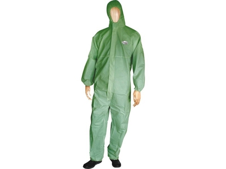 Combinaison verte t4 prot.chimique 5/6 - 18268