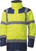 PARKA FLUO XXL 3M-JAUNE ET BLEU - DOUBLEE - 18290