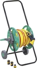 Enrouleur équipé de 25m de tuyau d'eau 15mm et accessoires SODIGREEN - 18495
