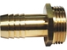 Embout laiton male sur cran 20.5 20x27 p/ tuyau diam 19 BOUTTE - 18741