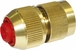 Raccord automatique laiton 3 billes bague rouge pour tuyau diam 15 BOUTTE - 18889