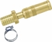 Lance avec raccord cannele + collier 20x27 p/ tuyau diam 15 / blister BOUTTE - 18917