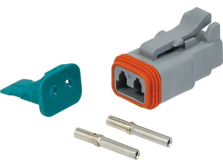 Kit 1 connecteur femelle 2 voies serie dt - 19501