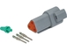 KIT 1 CONNECTEUR MALE 3 VOIES SERIE DT - ETANCHE - 19502