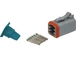 KIT 1 CONNECTEUR FEMELLE 6 VOIES SERIE DT - ETANCHE - 19507