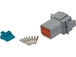 KIT 1 CONNECTEUR MALE 8 VOIES SERIE DT - ETANCHE - 19509