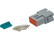 KIT 1 CONNECTEUR MALE 12 VOIES SERIE DT - ETANCHE - 19511