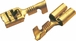 LOT DE 100 COSSES FEMELLES 63MM SECTION 05-1 EN LAITON - - 19541