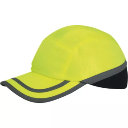 CASQUETTE ANTI-HEURT NOIRE ET JAUNE - CLIMAX - 19623