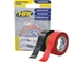 Lot 2 rubans adhesif isolant pvc rouge+noir 19mmx10m HPX - 20472