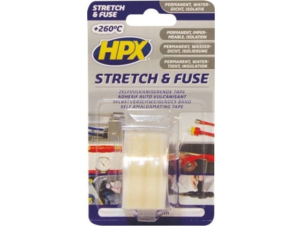 RUBAN VULCANISANT STRECH AND FUSE - TRANSPARENT 25MMX3M - 20550
