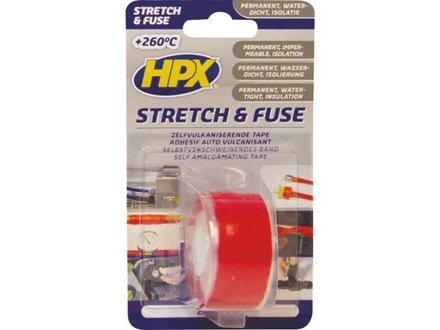 RUBAN VULCANISANT STRECH AND FUSE - ROUGE 25MMX3M - 20552