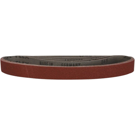 LOT DE 10 BANDES TOILES 10MM x 330MM GR80 POUR PONCEUSE A BANDE 06917 - Neutre - 20632