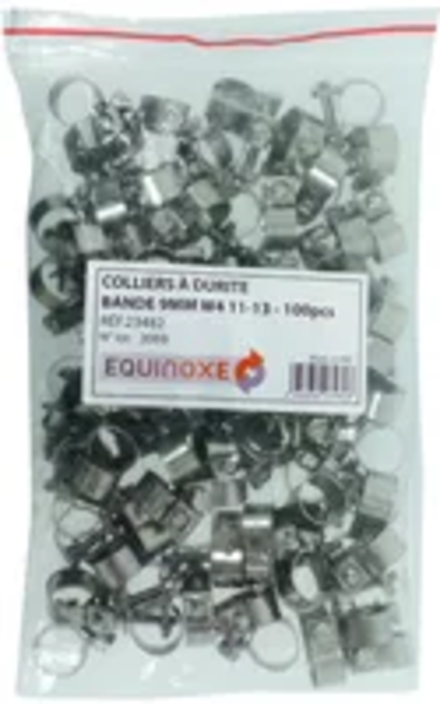 Lot 100x23483 collier a durite bande 9mm w4 13 - 23483100