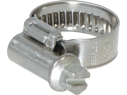 COLLIERS A CREMAILLERE BANDE PLEINE 9MM W4 12-20MM SERFLEX - BOITE DE 50 -2362250