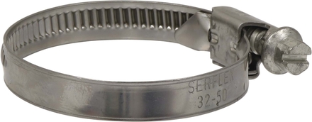 COLLIERS A CREMAILLERE BANDE PLEINE 9MM W4 32-50MM SERFLEX - BOITE DE 25 -2362625