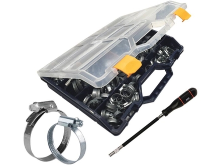 Coffret 100 colliers a cremaillere largeur 12mm w1 + 1 tournevis SERFLEX - 23725