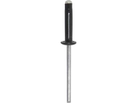 Lot 100 rivets petale 4x18 noir special immatriculation - 23920100