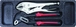 Servante 7 tiroirs 09248 + 4 tiroirs outils modules plastiques DRAKKAR TOOLS - 25042