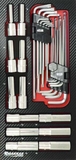 Servante 7 tiroirs 09144+ 3 tiroirs outils modules carbone DRAKKAR TOOLS - 25046