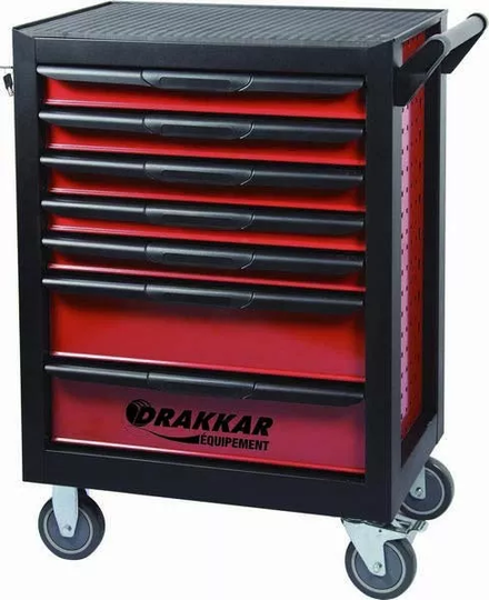 SERVANTE 7 TIROIRS DRAKKAR EQUIPEMENT 09140+ 3 TIROIRS OUTILS MODULES MOUSSE -25047