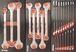 Servante d'atelier 7 tiroirs composée de 205 outils - modules finition carbone DRAKKAR TOOLS - 25059