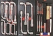 Servante d'atelier 7 tiroirs composée de 205 outils - modules finition carbone DRAKKAR TOOLS - 25059