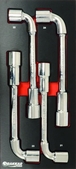 Servante 7 tiroirs 09217 + 5 tiroirs modules metal DRAKKAR TOOLS - 25074