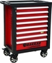 Servante 8 tiroirs rouge 09203 (6 tiroirs pleins +2 vides) module finition metal DRAKKAR TOOLS - 25088