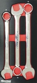 Servante 8 tiroirs rouge 09203 (6 tiroirs pleins +2 vides) module finition metal DRAKKAR TOOLS - 25088