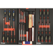 SERVANTE A PORTES 09258 +3 TIROIRS D'OUTILS (70 pcs) + CONSOMMABLE - DRAKKAR TOOLS - 25105