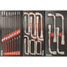 SERVANTE A PORTES 09258 +3 TIROIRS D'OUTILS (70 pcs) + CONSOMMABLE - DRAKKAR TOOLS - 25105