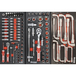 SERVANTE 7 TIROIRS 09231 + 4 TIROIRS MODULES CARBONE - 170 OUTILS - DRAKKAR TOOLS - 25107