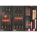 SERVANTE 7 TIROIRS 09231 + 4 TIROIRS MODULES CARBONE - 170 OUTILS - DRAKKAR TOOLS - 25107