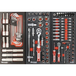 SERVANTE 7 TIROIRS 09231 + 4 TIROIRS MODULES CARBONE - 188 OUTILS - DRAKKAR TOOLS - 25113