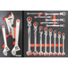 SERVANTE 7 TIROIRS 09231 + 4 TIROIRS MODULES CARBONE - 188 OUTILS - DRAKKAR TOOLS - 25113