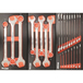 SERVANTE 7 TIROIRS 09141 + 4 TIROIRS MODULES CARBONE - 187 OUTILS - DRAKKAR TOOLS - 25116