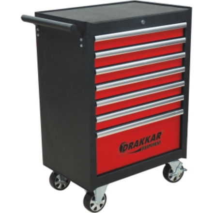 SERVANTE 7 TIROIRS 09141 + 4 TIROIRS MODULES CARBONE - 188 OUTILS - DRAKKAR TOOLS - 25118