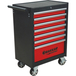 SERVANTE 7 TIROIRS 09141 + 5 TIROIRS MODULES CARBONE - 205 OUTILS - DRAKKAR TOOLS - 25120