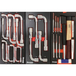 SERVANTE 7 TIROIRS 09141 + 5 TIROIRS MODULES CARBONE - 205 OUTILS - DRAKKAR TOOLS - 25120