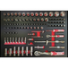 SERVANTE 7 TIROIRS 09141 + 6 TIROIRS MODULES CARBONE - 249 OUTILS - DRAKKAR TOOLS - 25122