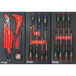 SERVANTE 7 TIROIRS 09141 + 6 TIROIRS MODULES CARBONE - 249 OUTILS - DRAKKAR TOOLS - 25122