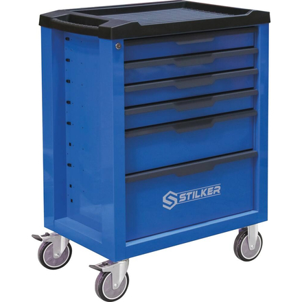 SERVANTE 6 TIROIRS 72513 - 147 OUTILS - STILKER - 25129