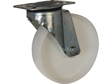 Roulette pivot. pp blanc d.100 al rlx cu 120kgs - 26341