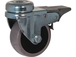 Roulette a oeil pivotante+frein d.125 al lisse 90kg - 26399