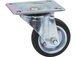 Roulette pivot.chape zinguee bandage caoutchouc d.200 230kg - 26414