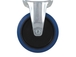 Roulette fixe chape zinguee bandage bleu d.125 150kg - 26432